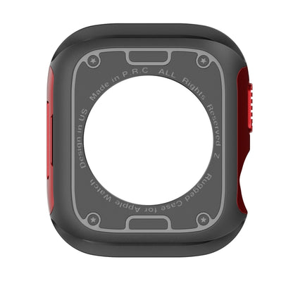 For Apple Watch Series 8 / 7 45mm 2-in-1 PC Hybrid TPU Armor Watch Case(Red) - Watch Cases by PMC Jewellery | Online Shopping South Africa | PMC Jewellery