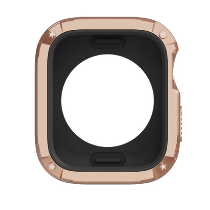 For Apple Watch Series 8 / 7 45mm 2-in-1 PC Hybrid TPU Armor Watch Case(Rose Gold) - Watch Cases by PMC Jewellery | Online Shopping South Africa | PMC Jewellery