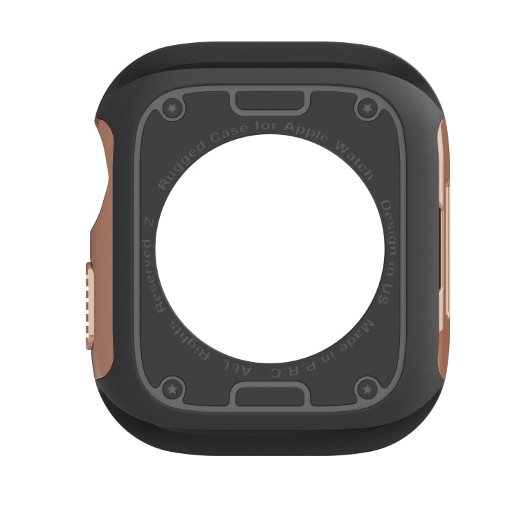 For Apple Watch Series 8 / 7 45mm 2-in-1 PC Hybrid TPU Armor Watch Case(Rose Gold) - Watch Cases by PMC Jewellery | Online Shopping South Africa | PMC Jewellery