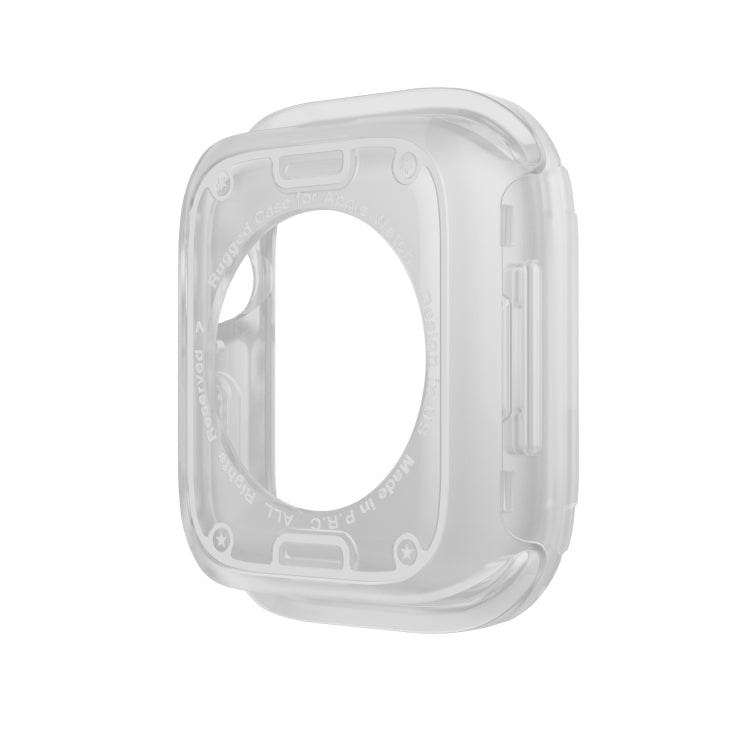 For Apple Watch Series 8 / 7 45mm 2-in-1 PC Hybrid TPU Armor Watch Case(Transparent) - Watch Cases by PMC Jewellery | Online Shopping South Africa | PMC Jewellery