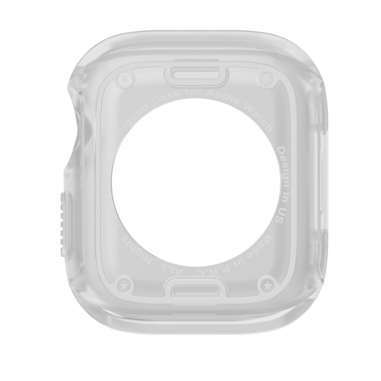 For Apple Watch Series 8 / 7 45mm 2-in-1 PC Hybrid TPU Armor Watch Case(Transparent) - Watch Cases by PMC Jewellery | Online Shopping South Africa | PMC Jewellery