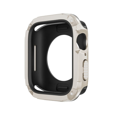 For Apple Watch Series 8 / 7 41mm 2-in-1 PC Hybrid TPU Armor Watch Case(Starlight) - Watch Cases by PMC Jewellery | Online Shopping South Africa | PMC Jewellery