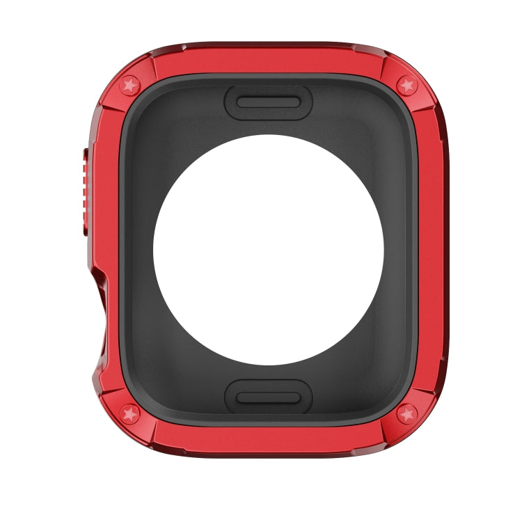 For Apple Watch Series 6 / 5 / 4 / SE 40mm 2-in-1 PC Hybrid TPU Armor Watch Case(Red) - Watch Cases by PMC Jewellery | Online Shopping South Africa | PMC Jewellery