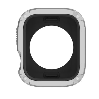 For Apple Watch Series 6 / 5 / 4 / SE 40mm 2-in-1 PC Hybrid TPU Armor Watch Case(Silver Gray) - Watch Cases by PMC Jewellery | Online Shopping South Africa | PMC Jewellery