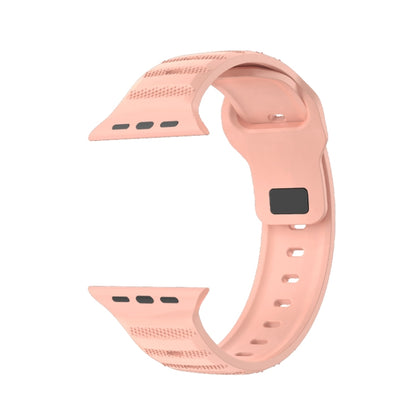 For Apple Watch Ultra 49mm Dot Texture Fluororubber Watch Band(Nebula Pink) - Watch Bands by PMC Jewellery | Online Shopping South Africa | PMC Jewellery