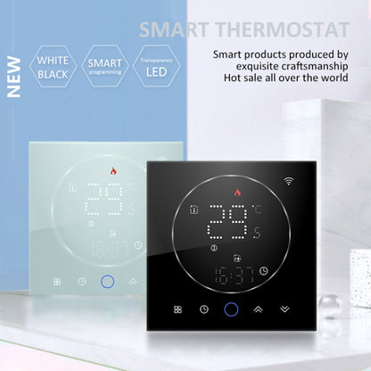 BHT-008GBL 95-240V AC 16A Smart Home Electric Heating LED Thermostat Without WiFi(White) - Thermostat & Thermometer by PMC Jewellery | Online Shopping South Africa | PMC Jewellery