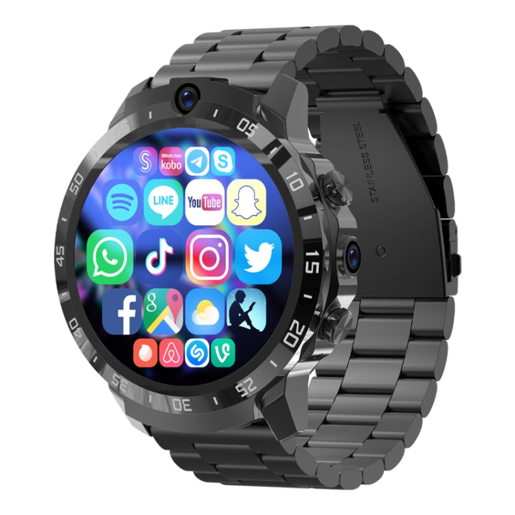 MT27 4G+64G 1.6 inch IP67 Waterproof 4G Android 8.1 Smart Watch Support Heart Rate / GPS, Type:Steel Band - Android Watch by PMC Jewellery | Online Shopping South Africa | PMC Jewellery