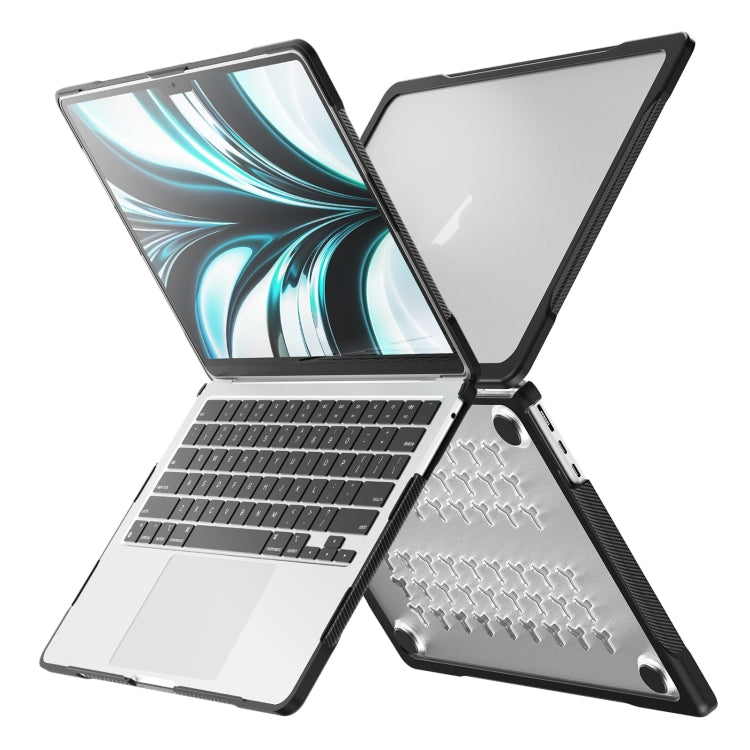 For MacBook Air 13.6 inch A2681 2022 Translucent Laptop Protective Case(Transparent) - MacBook Air Cases by PMC Jewellery | Online Shopping South Africa | PMC Jewellery