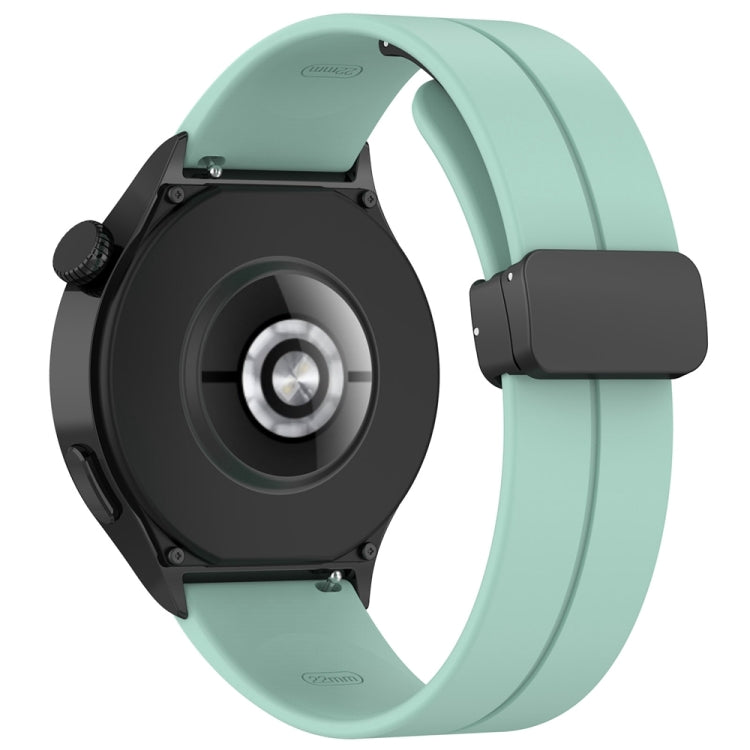 For Huawei Watch 4 / Watch 4 Pro Folding Buckle Silicone Watch Band(Teal) - Watch Bands by PMC Jewellery | Online Shopping South Africa | PMC Jewellery