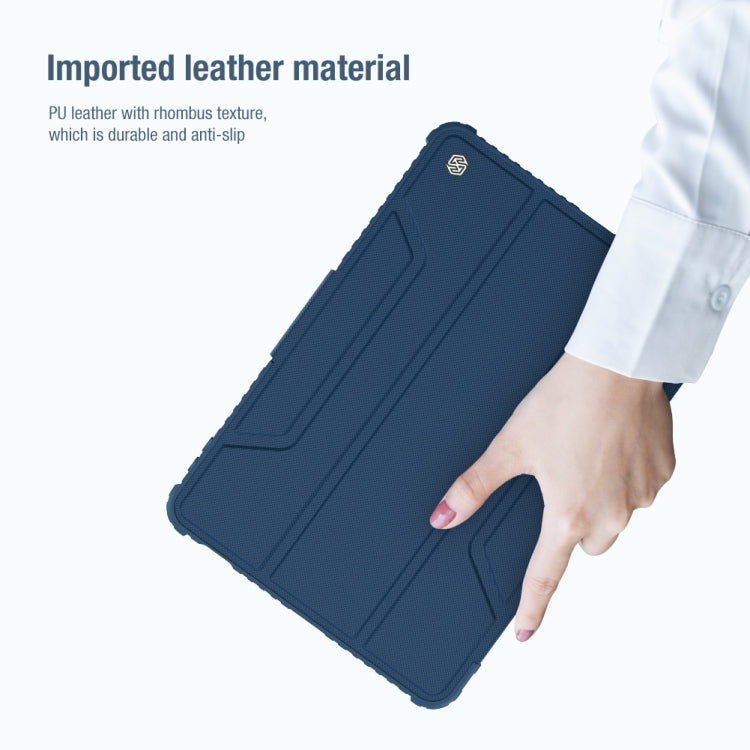 For Xiaomi Pad 6 / Pad 6 Pro NILLKIN Bumper Pro Camshield Tablet Leather Case(Blue) -  by NILLKIN | Online Shopping South Africa | PMC Jewellery