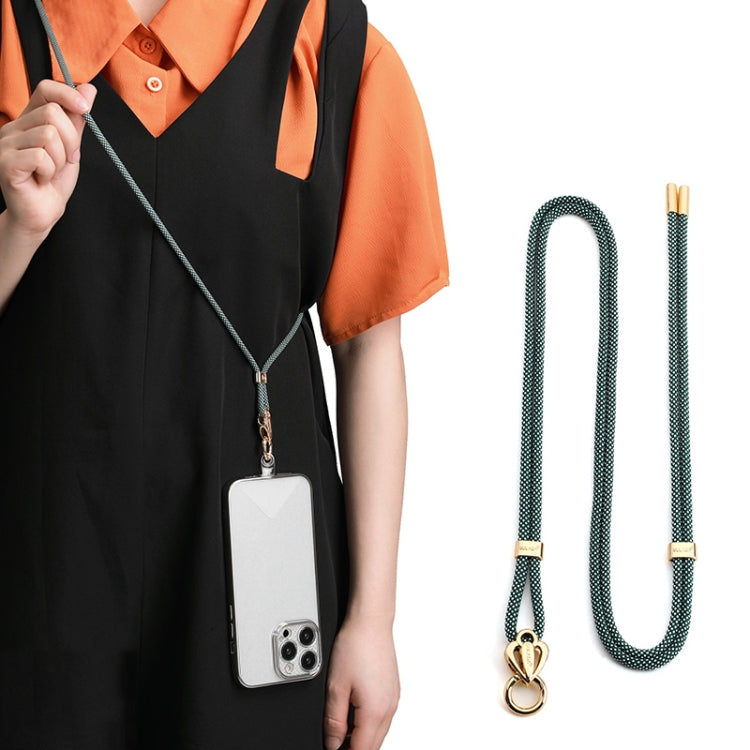 SULADA Multifunctional Universal Mobile Phone Love Lanyard(Green White) - free shipping - PMC TechLife - Order now!