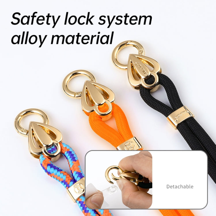 SULADA Multifunctional Universal Mobile Phone Love Lanyard(Orange Blue) - Others Accessories by SULADA | Online Shopping South Africa | PMC Jewellery