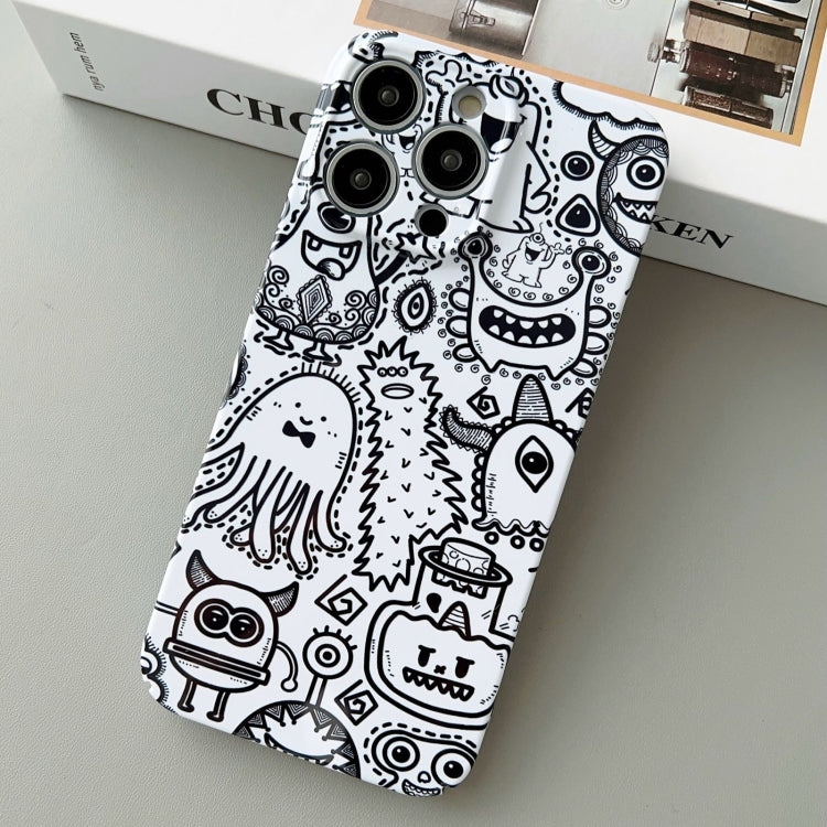 For iPhone 11 Pro Max Painted Pattern Precise Hole PC Phone Case(Bottle Monster) - iPhone 11 Pro Max Cases by PMC Jewellery | Online Shopping South Africa | PMC Jewellery