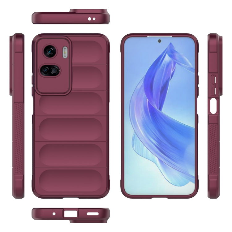 For Honor 90 Lite Magic Shield TPU + Flannel Phone Case(Black) - free shipping - PMC TechLife - Order now!