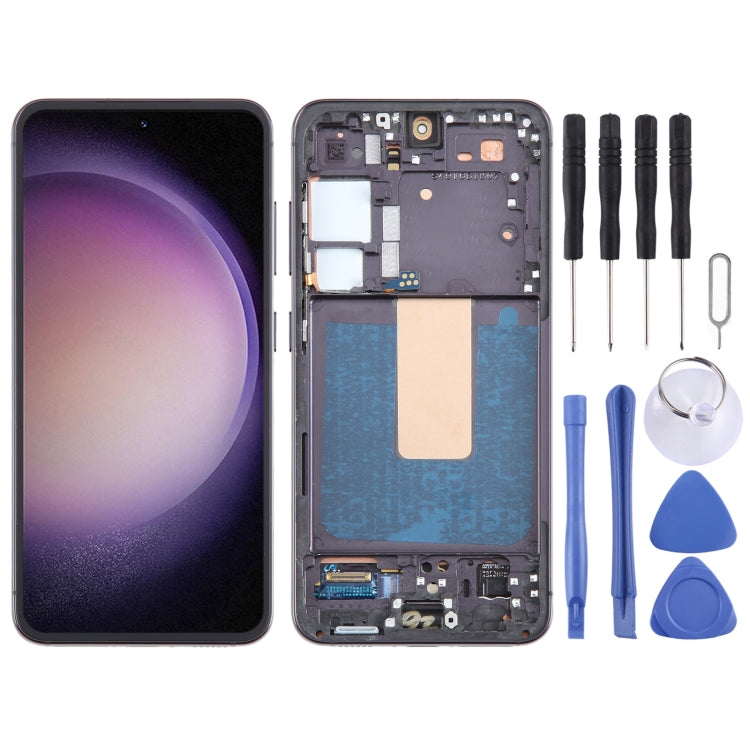 For Samsung Galaxy S23 SM-S911B Original LCD Screen Digitizer Full Assembly with Frame - LCD Screen by PMC Jewellery | Online Shopping South Africa | PMC Jewellery