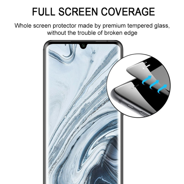 For Xiaomi Mi Note 10 25 PCS 3D Curved Edge Full Screen Tempered Glass Film(Black) -  by PMC Jewellery | Online Shopping South Africa | PMC Jewellery