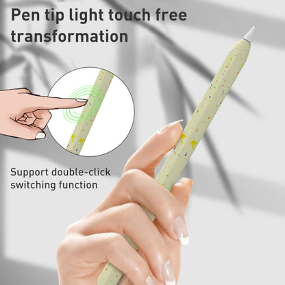 For Apple Pencil 1 LOVE MEI Luminous Silicone Protective Pen Case(Green) - Pencil Accessories by LOVE MEI | Online Shopping South Africa | PMC Jewellery