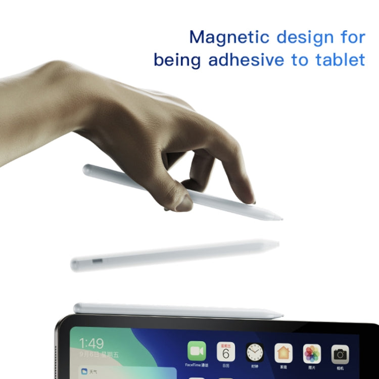Yesido ST10 Dual Mode Active Magnetic Capacitive Stylus(White) - Stylus Pen by Yesido | Online Shopping South Africa | PMC TechLife | Buy Now Pay Later Mobicred