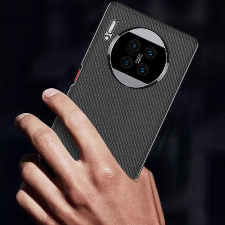 For Huawei Mate 30 Pro 5G GKK Electroplating Leather Surface Phone Case(Black) - Huawei Cases by GKK | Online Shopping South Africa | PMC TechLife | Buy Now Pay Later Mobicred