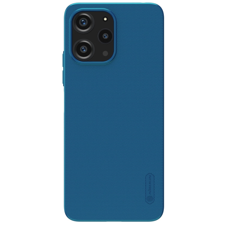 For Xiaomi Redmi 12 4G / Note 12R 5G NILLKIN Frosted Shield Pro PC + TPU Phone Case(Blue) - Xiaomi Cases by NILLKIN | Online Shopping South Africa | PMC Jewellery