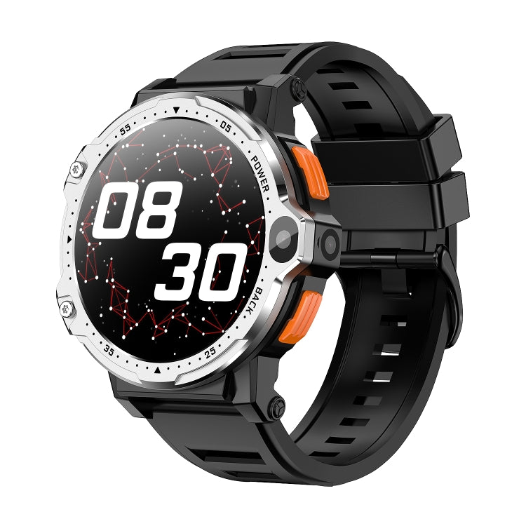 ZGP PG999 1.54 inch HD Round Screen 4G Smart Watch Android 8.1, Specification:2GB+16GB(Silver) - free shipping - PMC TechLife - Order now!