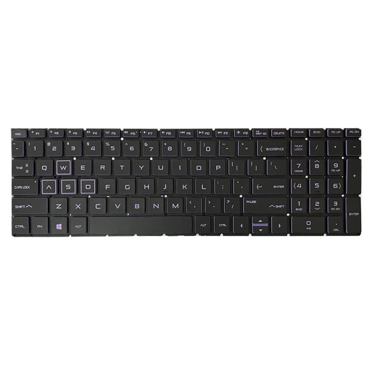 For HP Pavilion Gaming 15-DK US Version Laptop Backlight Keyboard(Purple) - HP Spare Parts by PMC Jewellery | Online Shopping South Africa | PMC Jewellery