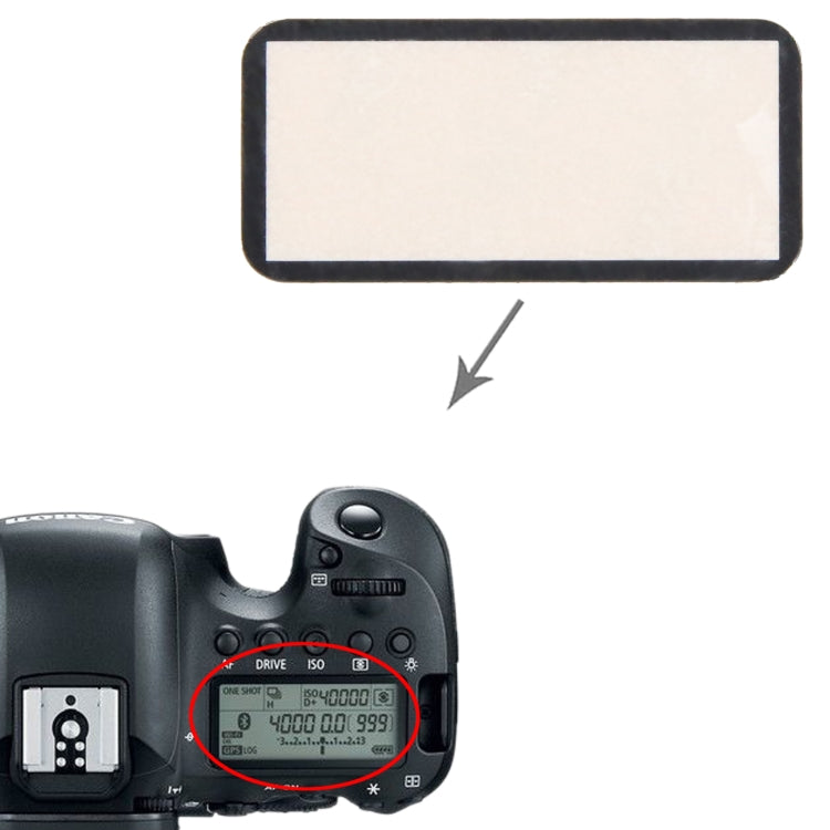 For Canon EOS 6D Mark II Top Cover Shoulder LCD Outer Lens - LCD Screen by PMC Jewellery | Online Shopping South Africa | PMC Jewellery