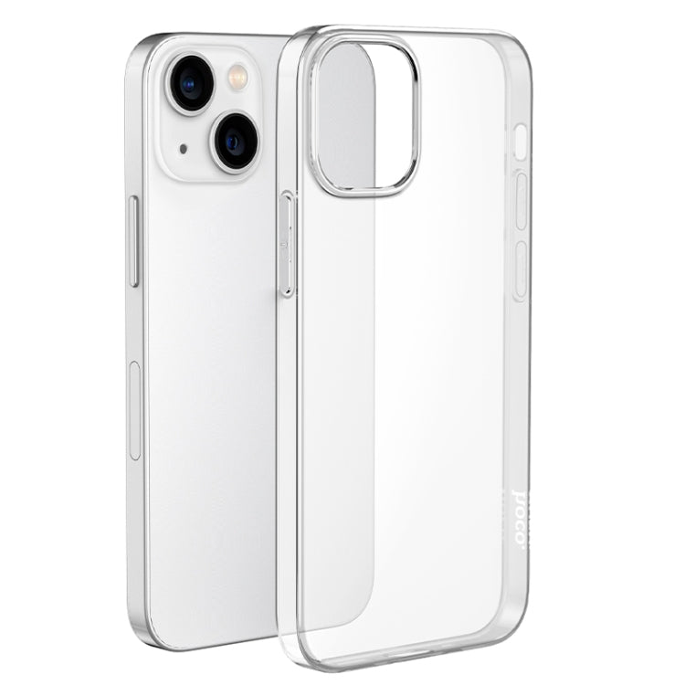 For iPhone 15 Plus hoco Light Series Soft TPU Phone Case(Transparent) - iPhone 15 Plus Cases by hoco | Online Shopping South Africa | PMC Jewellery