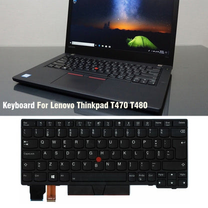 For Lenovo Thinkpad T470 / T480 Italian Version Laptop Keyboard - Lenovo Spare Parts by PMC Jewellery | Online Shopping South Africa | PMC Jewellery