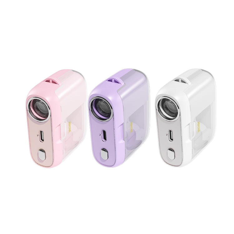 WK S28 Projection TWS Wireless Bluetooth Earphone(Pink) - TWS Earphone by WK | Online Shopping South Africa | PMC Jewellery