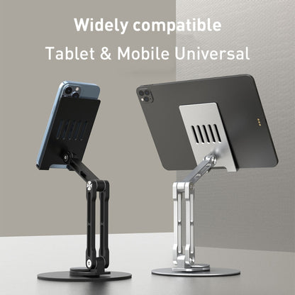 R-JUST HZ40 Mechanical Lift Tablet Desktop Stand(Black) - Desktop Holder by R-JUST | Online Shopping South Africa | PMC Jewellery | Buy Now Pay Later Mobicred