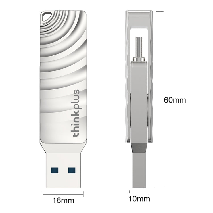 Lenovo Thinkplus MU232 USB 3.2 + USB-C / Type-C Dual Head Flash Drive, Memory:32GB - USB Flash Drives by Lenovo | Online Shopping South Africa | PMC Jewellery | Buy Now Pay Later Mobicred