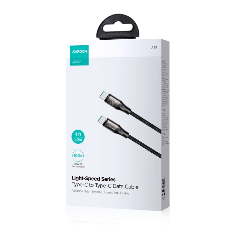 JOYROOM SA25-CC5 100W USB-C/Type-C to USB-C/Type-C Fast Charge Data Cable, Length:3m(Black) - USB-C & Type-C Cable by JOYROOM | Online Shopping South Africa | PMC Jewellery