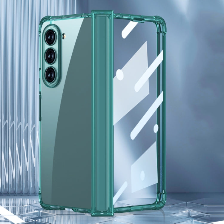 For Samsung Galaxy Z Fold5 GKK Airbag Hinge Shockproof Phone Case(Green) - Galaxy Z Fold5 Cases by GKK | Online Shopping South Africa | PMC Jewellery