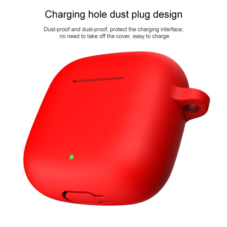 For Huawei Freebuds SE 2 Shockproof Silicone Earphone Protective Case with Hook(Dark Green) - Huawei Earphone Case by PMC TechLife | Online Shopping South Africa | PMC TechLife | Buy Now Pay Later Mobicred