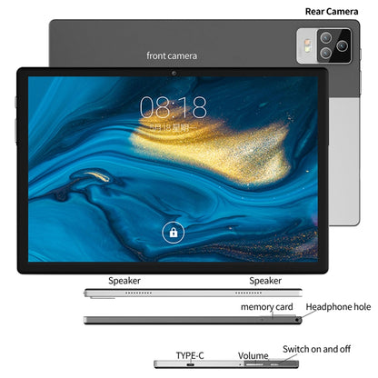 BDF P70 4G LTE Tablet PC 10.1 inch, 8GB+128GB, Android 11 MTK6755 Octa Core, Support Dual SIM, EU Plug(Blue) - BDF by BDF | Online Shopping South Africa | PMC Jewellery | Buy Now Pay Later Mobicred