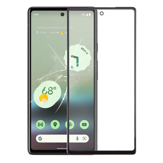 For Google Pixel 6a Front Screen Outer Glass Lens with OCA Optically Clear Adhesive - Outer Glass Lens by PMC Jewellery | Online Shopping South Africa | PMC Jewellery