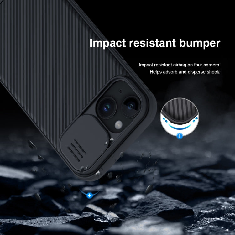 For iPhone 15 NILLKIN CamShield Pro PC Phone Case(Black) - iPhone 15 Cases by NILLKIN | Online Shopping South Africa | PMC TechLife | Buy Now Pay Later Mobicred