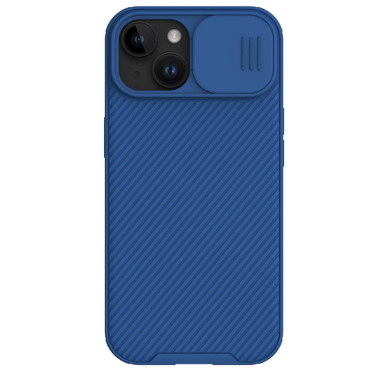 For iPhone 15 Plus NILLKIN CamShield Pro PC Phone Case(Blue) - iPhone 15 Plus Cases by NILLKIN | Online Shopping South Africa | PMC Jewellery | Buy Now Pay Later Mobicred