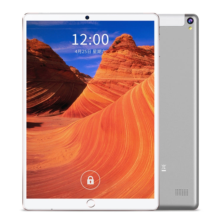 BDF P10 3G Phone Call Tablet PC 10.1 inch, 4GB+64GB, Android 10 MT8321 Quad Core, Support Dual SIM, EU Plug(Silver) - BDF by BDF | Online Shopping South Africa | PMC Jewellery