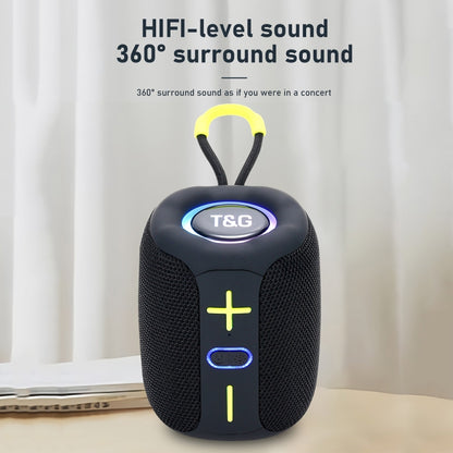 T&G TG-658 Outdoor USB High Power 8W Heavy Bass Wireless Bluetooth Speaker(Blue) - Mini Speaker by T&G | Online Shopping South Africa | PMC Jewellery
