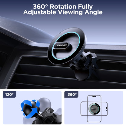 JOYROOM JR-ZS366 Car Air Vent Magnetic Phone Mount(Black) - Car Holders by JOYROOM | Online Shopping South Africa | PMC Jewellery