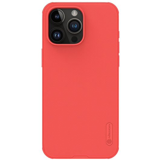 For iPhone 15 Pro Max NILLKIN Frosted Shield Pro PC + TPU Phone Case(Red) - iPhone 15 Pro Max Cases by NILLKIN | Online Shopping South Africa | PMC Jewellery | Buy Now Pay Later Mobicred