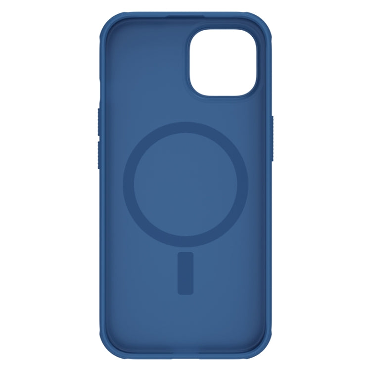 For iPhone 15 NILLKIN Frosted Shield Pro Magnetic Magsafe Phone Case(Blue) - iPhone 15 Cases by NILLKIN | Online Shopping South Africa | PMC Jewellery