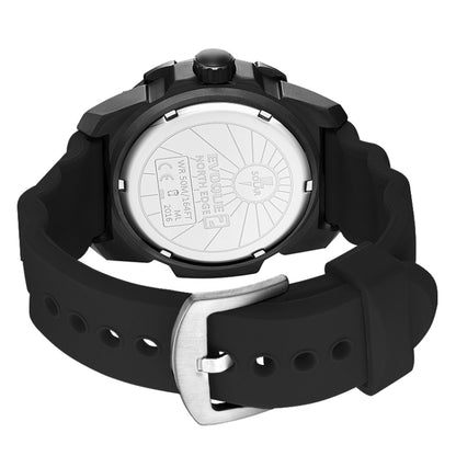 NORTH EDGE EVOQUE2 Outdoor Waterproof Solar Charging Sports Watch(Black) - Sport Watches by NORTH EDGE | Online Shopping South Africa | PMC Jewellery | Buy Now Pay Later Mobicred