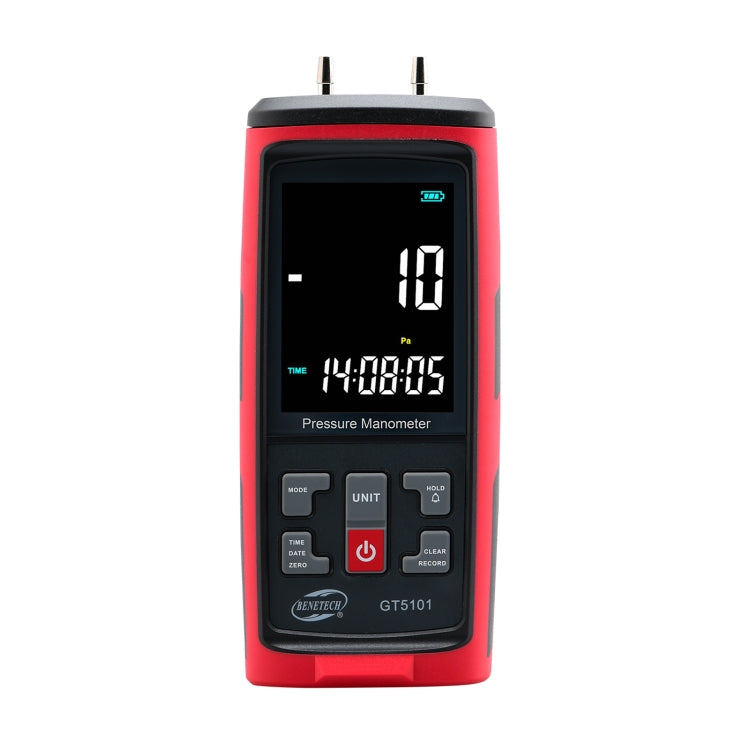 BENETECH GT5101 LCD Display Differential Pressure Meter, Specification:50KPa - Other Tester Tool by BENETECH | Online Shopping South Africa | PMC Jewellery | Buy Now Pay Later Mobicred