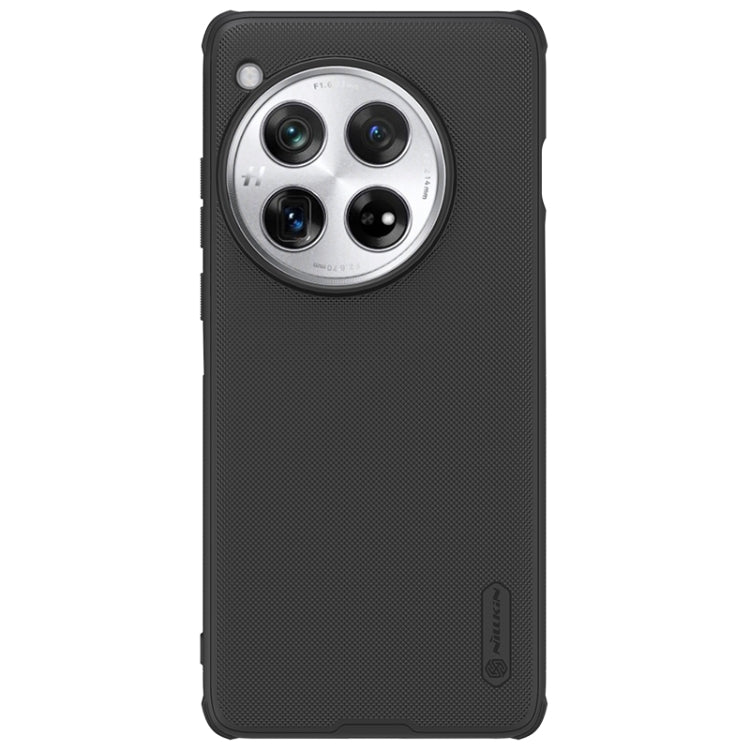 For OnePlus 12 NILLKIN Frosted Shield Pro PC + TPU Phone Case(Black) - OnePlus Cases by NILLKIN | Online Shopping South Africa | PMC Jewellery | Buy Now Pay Later Mobicred