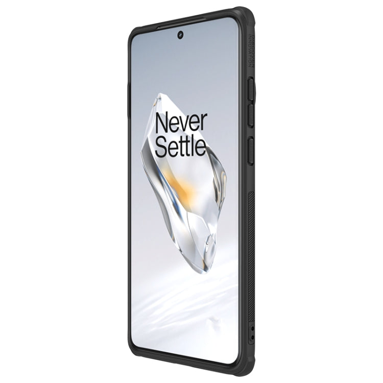 For OnePlus 12 NILLKIN Frosted Shield Pro PC + TPU Phone Case(Black) - OnePlus Cases by NILLKIN | Online Shopping South Africa | PMC TechLife | Buy Now Pay Later Mobicred