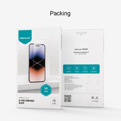 For iPhone 15 Pro NILLKIN H+Pro 0.2mm 9H Explosion-proof Tempered Glass Film - iPhone 15 Tempered Glass by NILLKIN | Online Shopping South Africa | PMC Jewellery