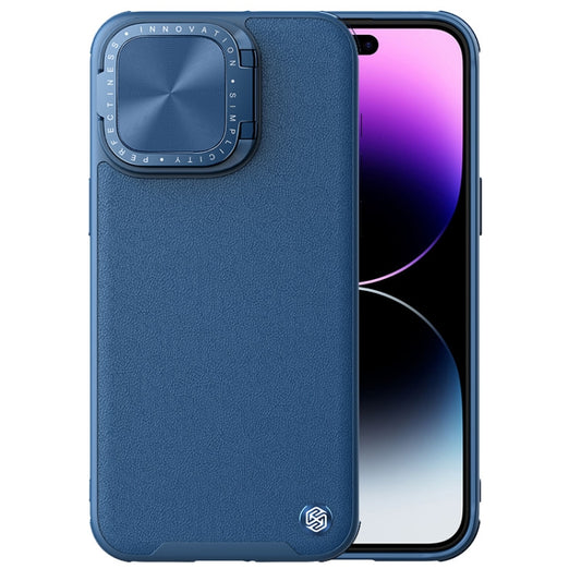 For iPhone 15 Pro Max NILLKIN CamShield Prop Series PC + TPU Phone Case(Blue) - iPhone 15 Pro Max Cases by NILLKIN | Online Shopping South Africa | PMC Jewellery | Buy Now Pay Later Mobicred